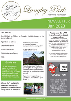 Langley Park Newsletter January 2023