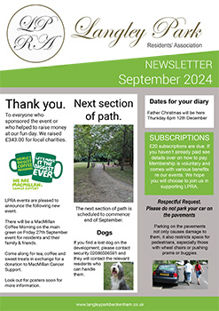 Langley Park Newsletter September 2024